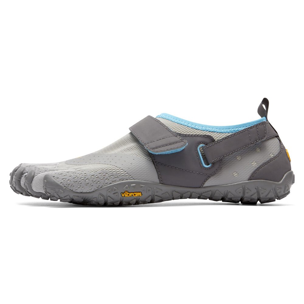 Zapatos De Agua Mujer Grises/Azules - FiveFingers V-Aqua - TDJGQU-856